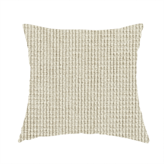 Oslo Plain Textured Corduroy Beige Colour Upholstery Fabric CTR-1886 - Handmade Cushions