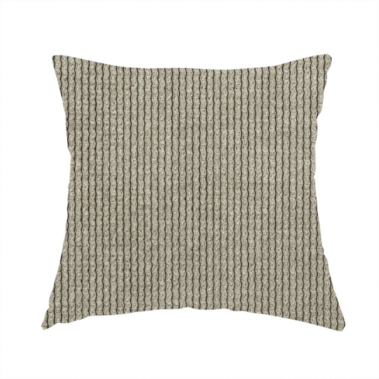 Oslo Plain Textured Corduroy Mink Brown Colour Upholstery Fabric CTR-1887 - Handmade Cushions