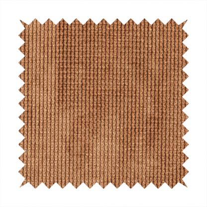 Oslo Plain Textured Corduroy Orange Colour Upholstery Fabric CTR-1892 - Made To Measure Curtains