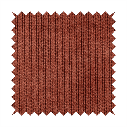 Oslo Plain Textured Corduroy Red Colour Upholstery Fabric CTR-1893