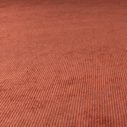 Oslo Plain Textured Corduroy Red Colour Upholstery Fabric CTR-1893