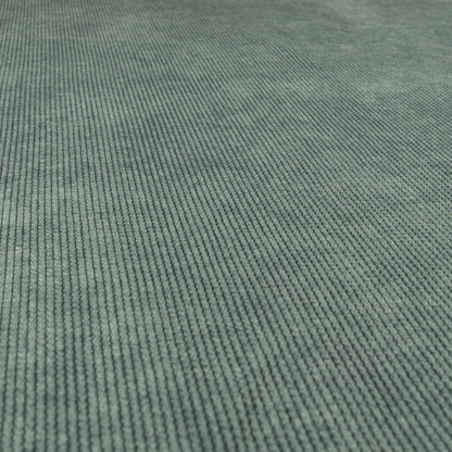 Oslo Plain Textured Corduroy Ocean Blue Colour Upholstery Fabric CTR-1895 - Made To Measure Curtains