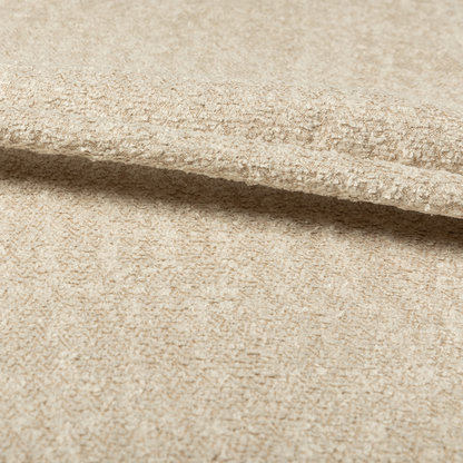 Hoover Boucle Recycled PET Material Cream Colour Upholstery Fabric CTR-1903 - Made To Measure Curtains