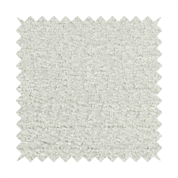 Hoover Boucle Recycled PET Material Off White Colour Upholstery Fabric CTR-1905 - Made To Measure Curtains