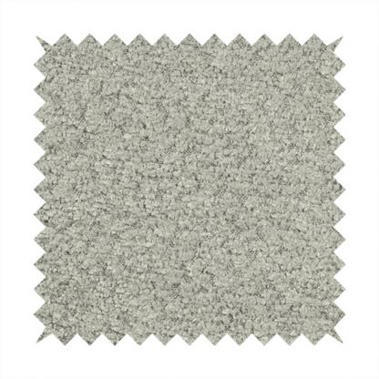 Hoover Boucle Recycled PET Material Silver Colour Upholstery Fabric CTR-1906 - Roman Blinds