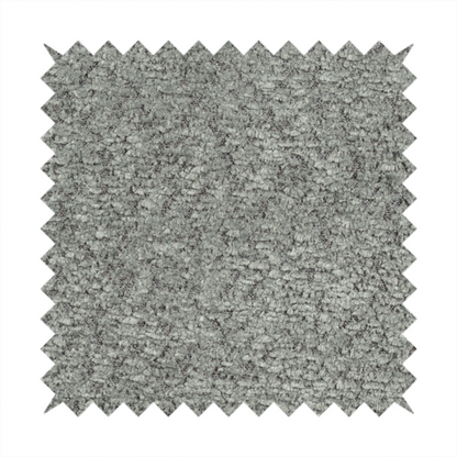 Hoover Boucle Recycled PET Material Grey Colour Upholstery Fabric CTR-1907 - Made To Measure Curtains