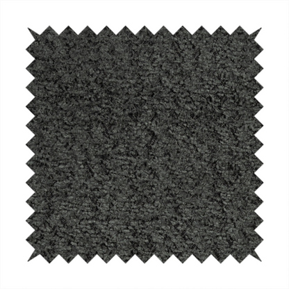 Hoover Boucle Recycled PET Material Black Colour Upholstery Fabric CTR-1908 - Roman Blinds