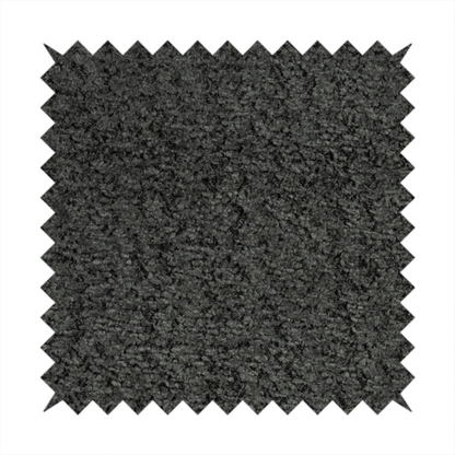 Hoover Boucle Recycled PET Material Black Colour Upholstery Fabric CTR-1908 - Made To Measure Curtains