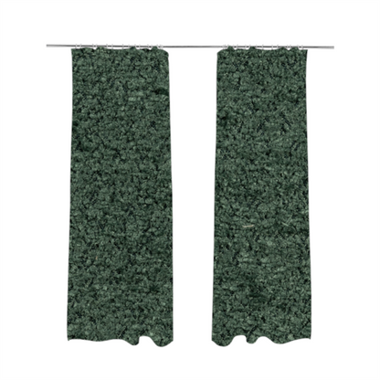 Hoover Boucle Recycled PET Material Green Colour Upholstery Fabric CTR-1909 - Made To Measure Curtains