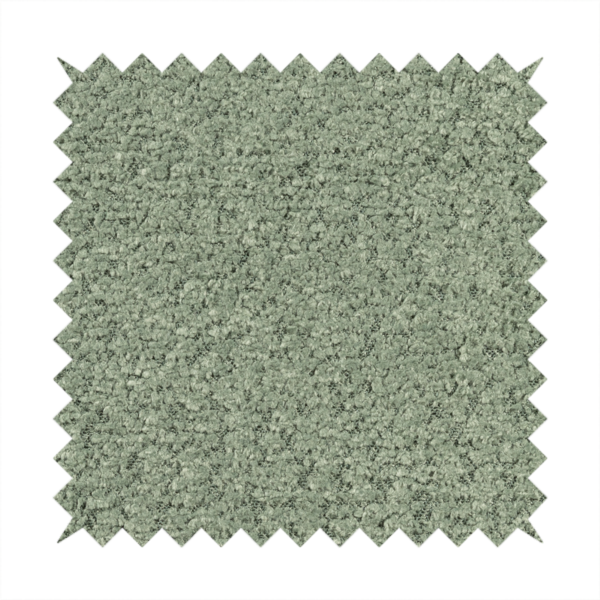 Hoover Boucle Recycled PET Material Jade Green Colour Upholstery Fabric CTR-1910 - Handmade Cushions