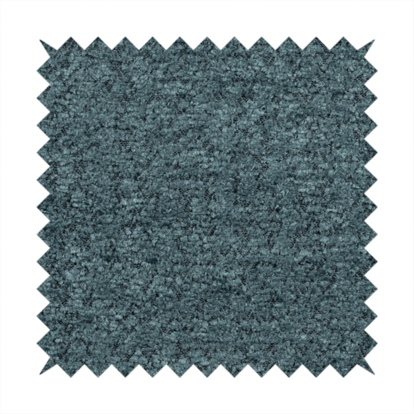 Hoover Boucle Recycled PET Material Blue Colour Upholstery Fabric CTR-1913 - Handmade Cushions