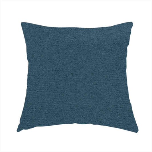 Dhaka Plain Suede Navy Blue Colour Upholstery Fabric CTR-1916 - Handmade Cushions