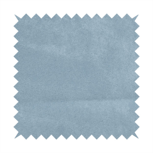 Dhaka Plain Suede Light Blue Colour Upholstery Fabric CTR-1917 - Roman Blinds