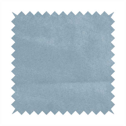 Dhaka Plain Suede Light Blue Colour Upholstery Fabric CTR-1917 - Roman Blinds