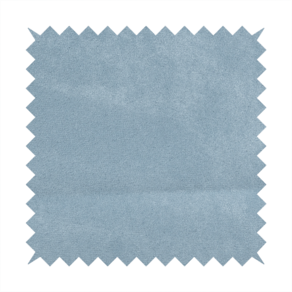 Dhaka Plain Suede Light Blue Colour Upholstery Fabric CTR-1917 - Made To Measure Curtains