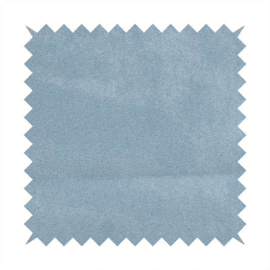 Dhaka Plain Suede Light Blue Colour Upholstery Fabric CTR-1917