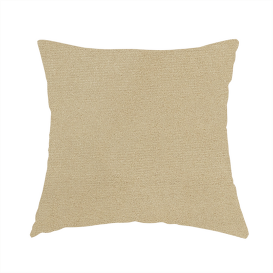 Dhaka Plain Suede Beige Colour Upholstery Fabric CTR-1918 - Handmade Cushions