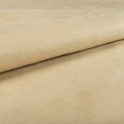 Dhaka Plain Suede Beige Colour Upholstery Fabric CTR-1918