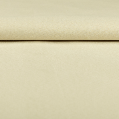 Dhaka Plain Suede Cream Colour Upholstery Fabric CTR-1919