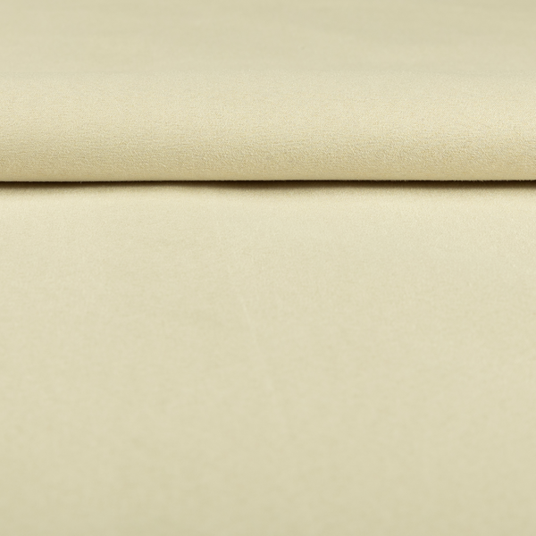 Dhaka Plain Suede Cream Colour Upholstery Fabric CTR-1919 - Made To Measure Curtains