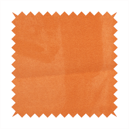 Dhaka Plain Suede Orange Colour Upholstery Fabric CTR-1920 - Made To Measure Curtains