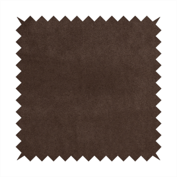 Dhaka Plain Suede Brown Colour Upholstery Fabric CTR-1921 - Made To Measure Curtains