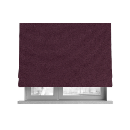 Dhaka Plain Suede Mulberry Colour Upholstery Fabric CTR-1922 - Roman Blinds