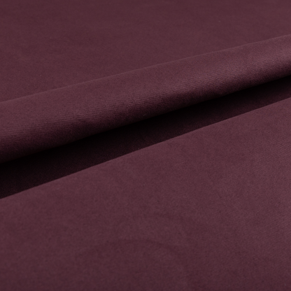 Dhaka Plain Suede Mulberry Colour Upholstery Fabric CTR-1922 - Roman Blinds