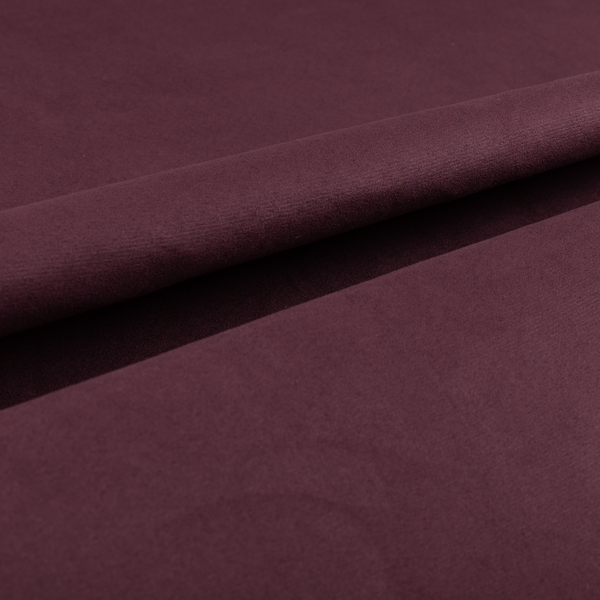 Dhaka Plain Suede Mulberry Colour Upholstery Fabric CTR-1922 - Made To Measure Curtains