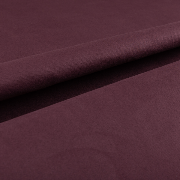 Dhaka Plain Suede Mulberry Colour Upholstery Fabric CTR-1922