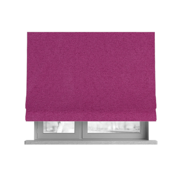 Dhaka Plain Suede Pink Colour Upholstery Fabric CTR-1924 - Roman Blinds
