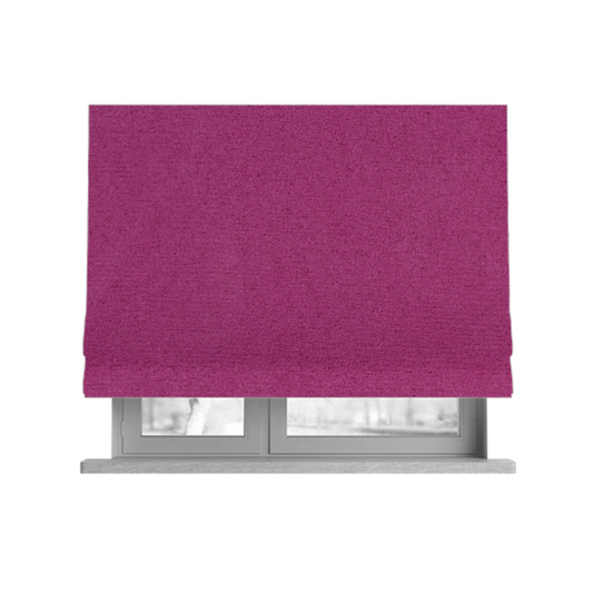 Dhaka Plain Suede Pink Colour Upholstery Fabric CTR-1924 - Roman Blinds