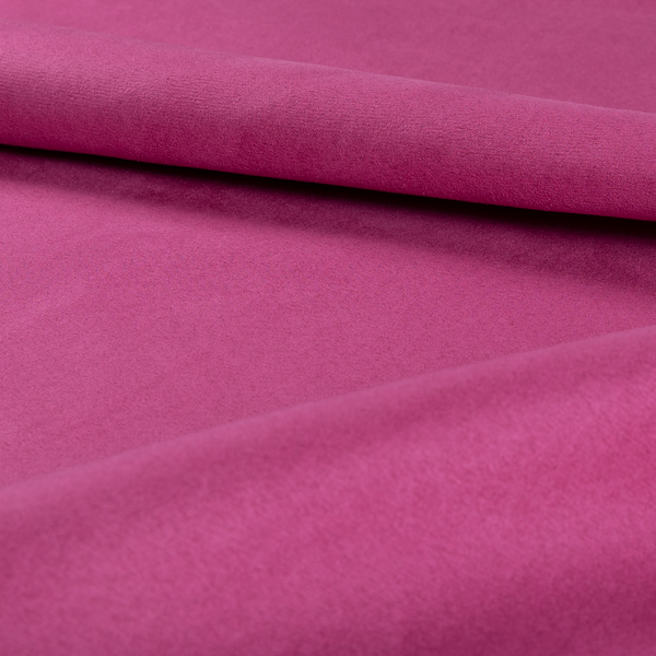 Dhaka Plain Suede Pink Colour Upholstery Fabric CTR-1924 - Roman Blinds