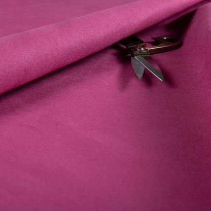 Dhaka Plain Suede Pink Colour Upholstery Fabric CTR-1924