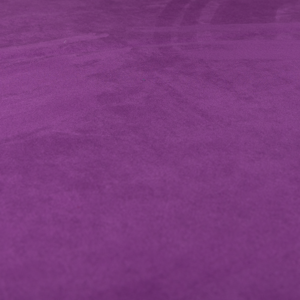 Dhaka Plain Suede Purple Colour Upholstery Fabric CTR-1925