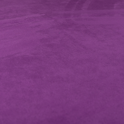 Dhaka Plain Suede Purple Colour Upholstery Fabric CTR-1925