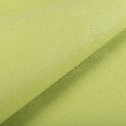Dhaka Plain Suede Green Colour Upholstery Fabric CTR-1926