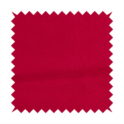 Dhaka Plain Suede Red Colour Upholstery Fabric CTR-1927 - Made To Measure Curtains