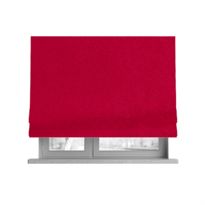 Dhaka Plain Suede Red Colour Upholstery Fabric CTR-1927 - Roman Blinds