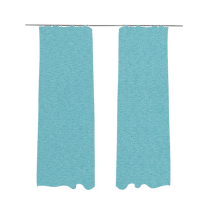 Dhaka Plain Suede Sky Blue Colour Upholstery Fabric CTR-1928 - Made To Measure Curtains