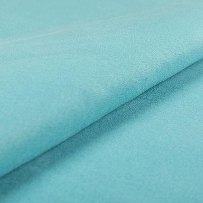 Dhaka Plain Suede Sky Blue Colour Upholstery Fabric CTR-1928 - Roman Blinds