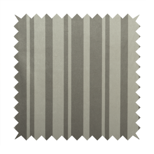 Oman Printed Velour Velvet Stripe Pattern Beige Colour Upholstery Fabric CTR-1932