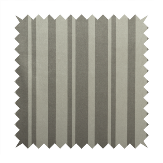 Oman Printed Velour Velvet Stripe Pattern Beige Colour Upholstery Fabric CTR-1932