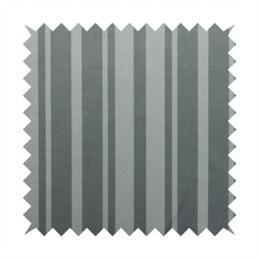 Oman Printed Velour Velvet Striped Pattern Silver Colour Upholstery Fabric CTR-1936