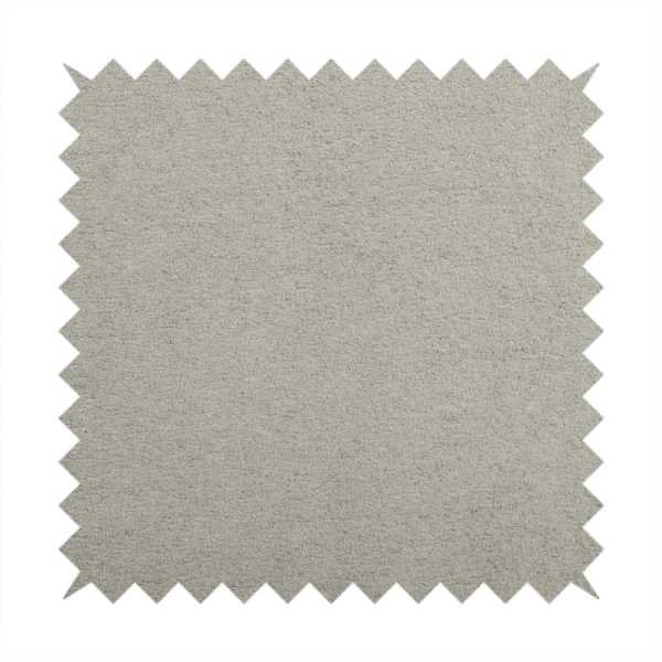 Berlin Boucle Textured Chenille Cloud Grey Colour Upholstery Fabric CTR-1942 - Roman Blinds