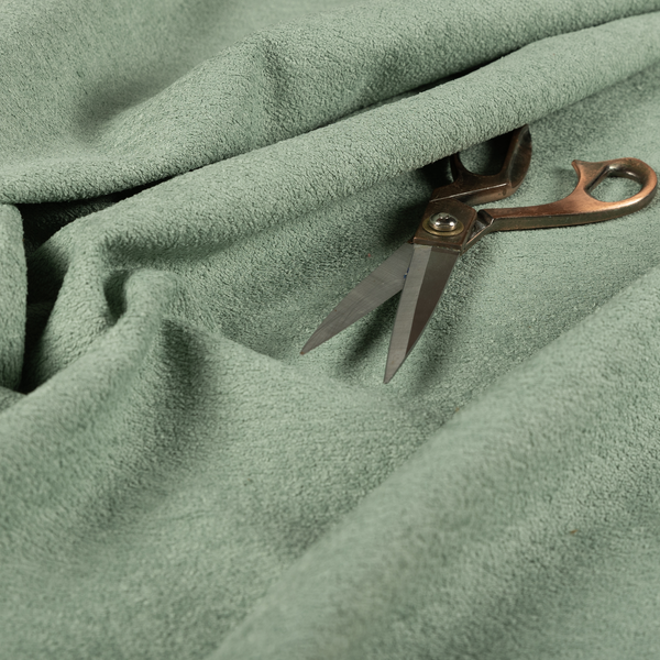 Berlin Boucle Textured Chenille Mint Green Colour Upholstery Fabric CTR-1945 - Made To Measure Curtains