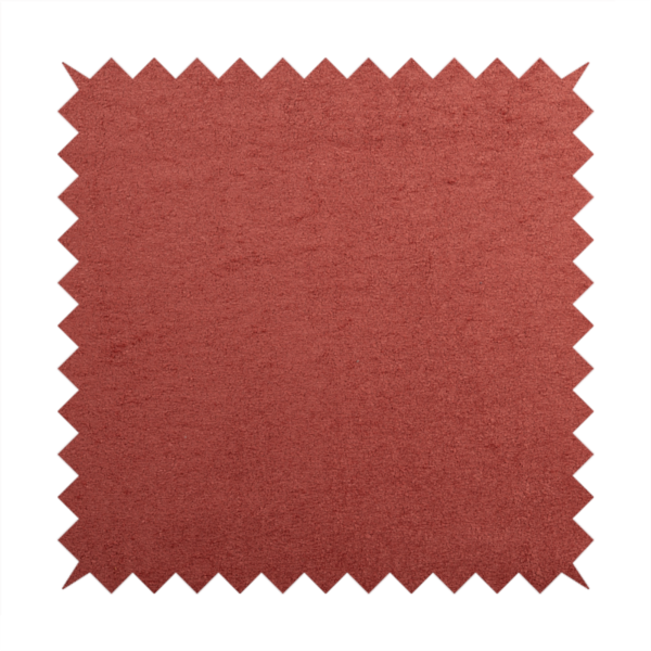 Berlin Boucle Textured Chenille Crimson Red Colour Upholstery Fabric CTR-1952 - Made To Measure Curtains