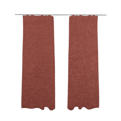 Berlin Boucle Textured Chenille Burgundy Red Colour Upholstery Fabric CTR-1953 - Made To Measure Curtains