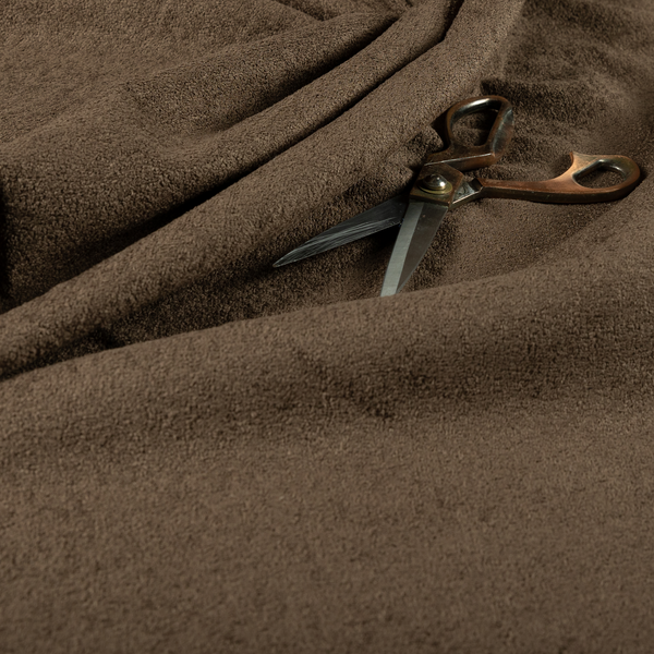 Berlin Boucle Textured Chenille Cedar Brown Colour Upholstery Fabric CTR-1955 - Made To Measure Curtains