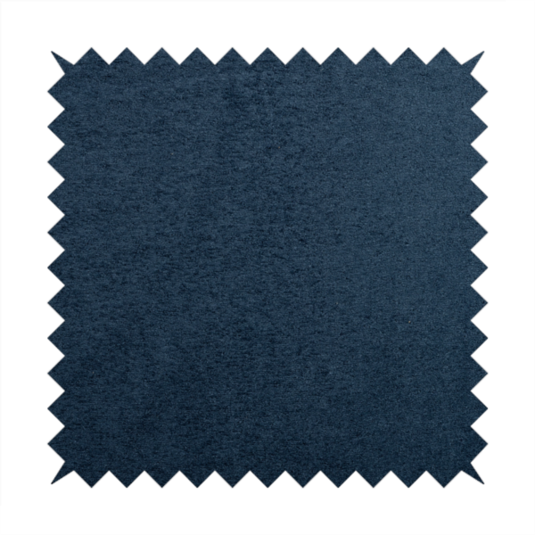 Berlin Boucle Textured Chenille Navy Blue Colour Upholstery Fabric CTR-1958